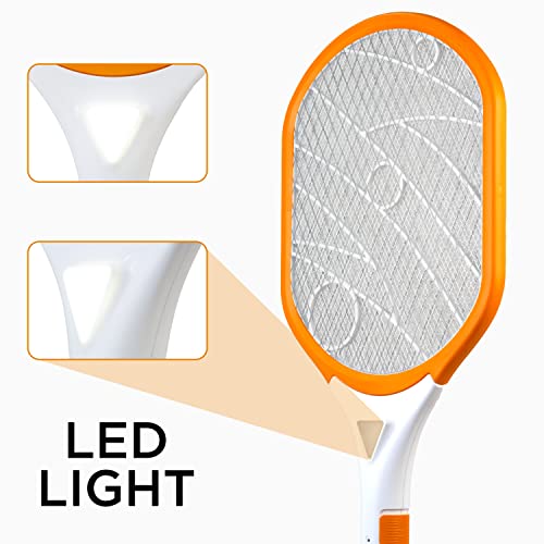Weird-Wolf-Ce-Certified-Lithium-Battery-Mosquito-Racket-Bat-Usb-Charging-Led-Light-Yellow