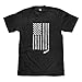 Mixtbrand Big Boys' Hockey Stick and Pucks American Flag Youth T-shirt L Black