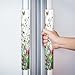 Pardick Spring Flower Grass Refrigerator Door Handle Covers Set of 2 Spring Flower Grass Washable Fridge Dishwasher Mocrowave Oven Door Decor Protector Handle Cover Kitchen Appliance Decorative