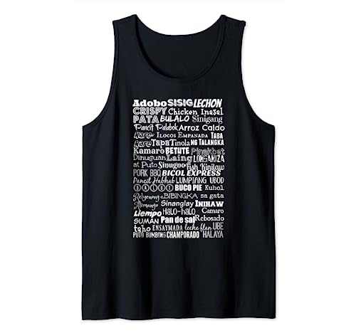 Food of the Philippines - Maglietta filippina Canotta