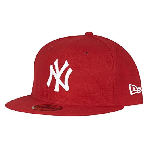 New Era - New York Yankees - 59fifty Cap - Black On Black röd 59