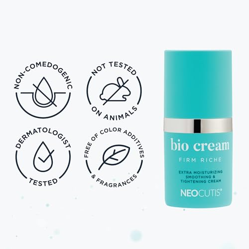 Image of NEOCUTIS Bio Cream Firm Riche - Extra Moisturizing Smoothing & Tightening Cream - Anti-Aging Face Cream for Day & Night - For Uneven Skin Tone, Texture, Wrinkles, & Sagginess - 15 ml (0.50 fl. oz.)