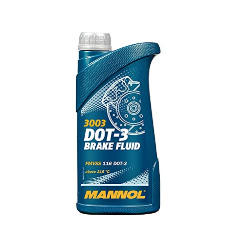 MANNOL 3003 DOT-3 Brake Fluid FMVSS 116DOT-3 Imported from Germany 500 MLPREMIUM Quality