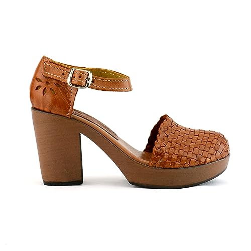 Colores De Mexico Mx Mexican Leather Platform Shoes For Women thumb #1