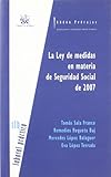  La Ley de medidas en materia de Seguridad social de 2007