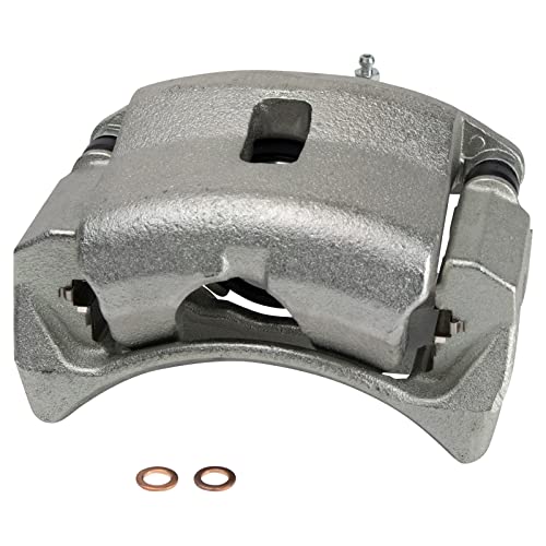 Image of TRQ Front Left Brake Caliper w /Bracket Drivers Side | For 2001-2002 Acura MDX 1999-2004 Honda Odyssey