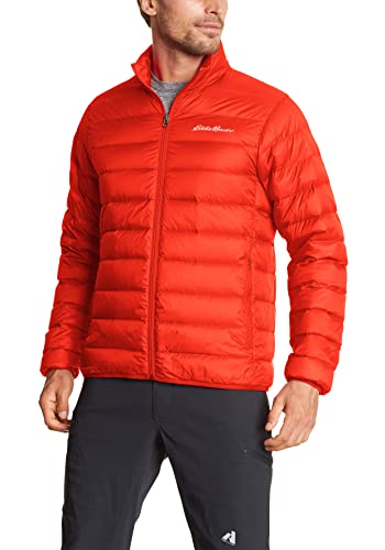 Preisvergleich Produktbild Eddie Bauer Herren Cirruslite Daunenjacke, Gr. S, Salsarot