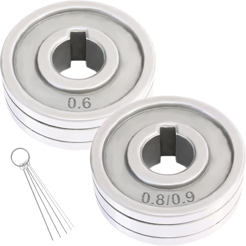 EATBALE Alimentador de alambre Rodillo de accionamiento para Soldadora MAG Ruedas (0,6 mm, 0,8/0,9 mm) Rodillo de alimentación de alambre Repuestos Kit de accesorios
