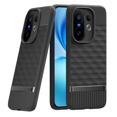 Image of Shockproof Case for Vivo V60 5G / V60e 5G / T4 Pro 5G | Full Camera Protection | TPU Flexible Back Cover for Vivo V60 5G / V60e 5G / T4 Pro 5G (Matte Black)
