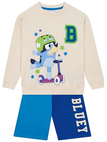 Sweat Bluey enfant pull garçon et short de sport ensemble de détente