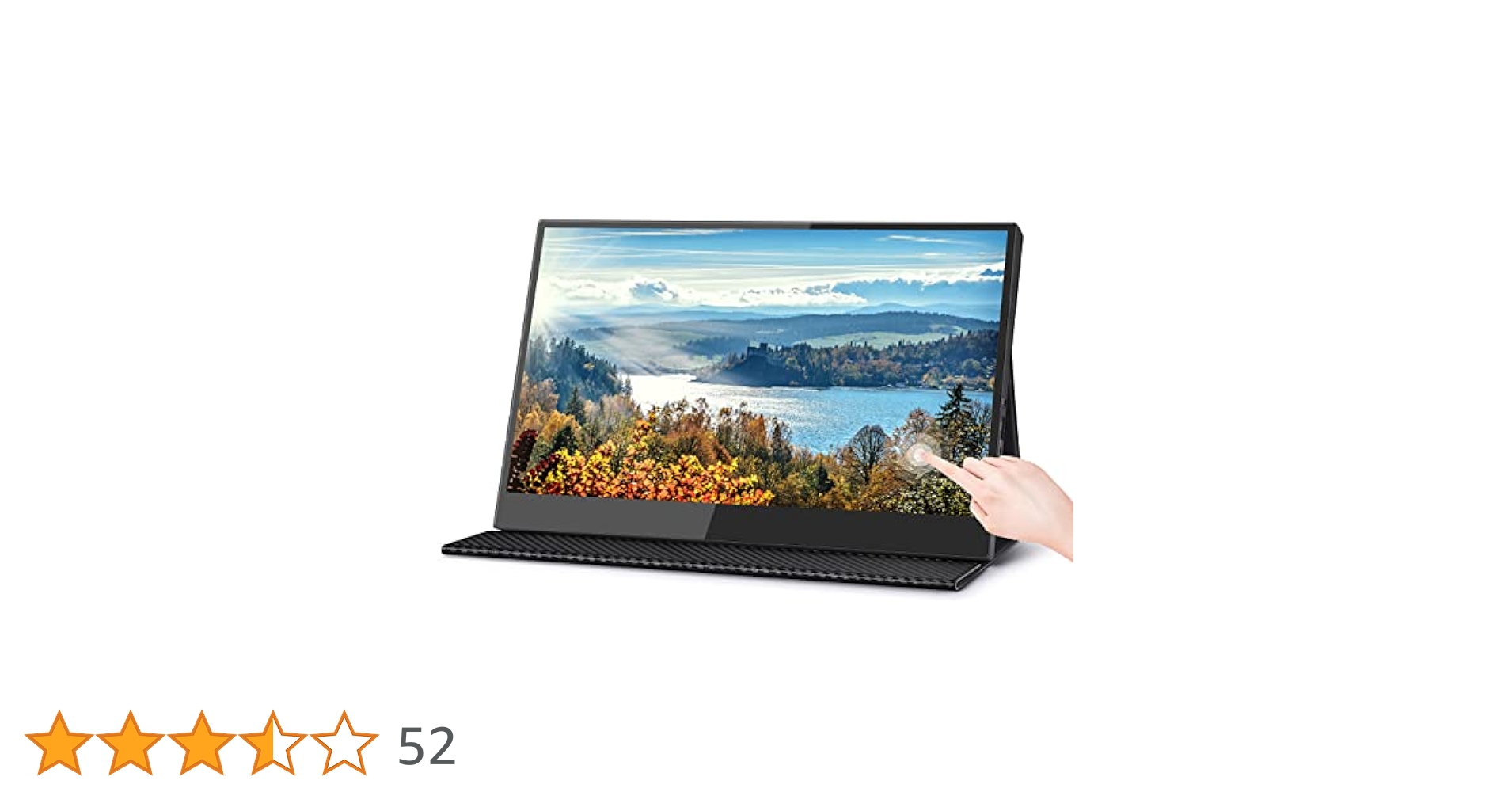 【未使用】I−O・データ　13.3型フルHD対応モバイルディスプレイ LCD-CF131XDB-M | 広視野角ADSパネル採用 13.3型フルHD対応