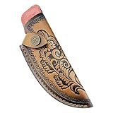 YPREWY Tragbare Lederscheiden, Messerholster, Schutztasche für Camping-Zubehör, Lederholster