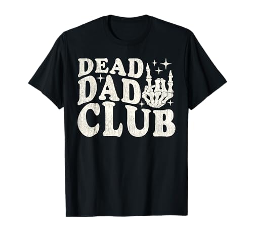 Vintage Dead Dad Club Fathers Day Funny for Men Women T-Shirt