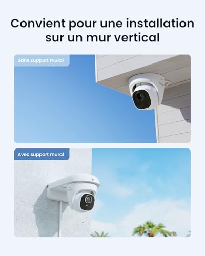 Support de fixation murale Reolink pour éviter les angles morts extérieurs - 2