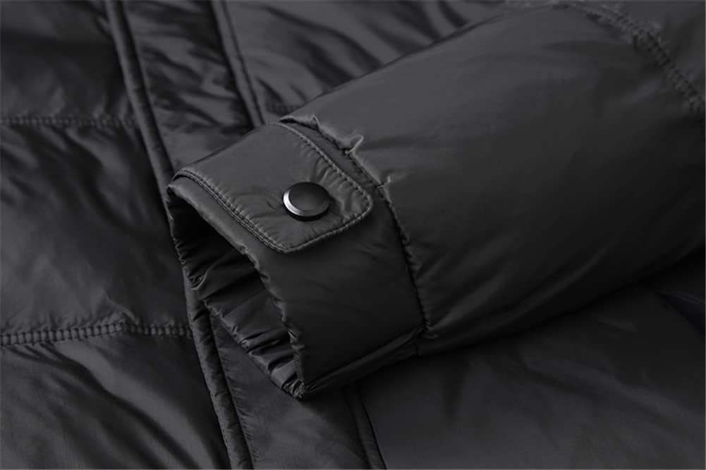 Youllyuu White Duck Down Men's Jackets Autumn Winter Solid Thicken Zipper Coats Slim Fit Jackets