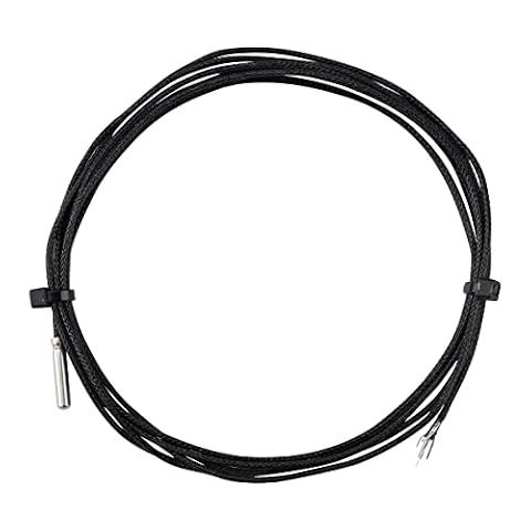 BCZAMD PT1000-550BW czujnik termiczny, głowica próbna, 3 mm x 15 mm, do 450 °C, linia 1,5 m, platynowy czujnik temperatury do drukarek 3D Volcan/V6 Heater Block Parts
