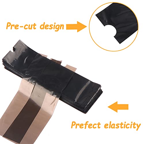 Capas de caneta com fita adesiva, envoltório TONBAO Gun, 200 peças, capas de máquina, sacos de plást