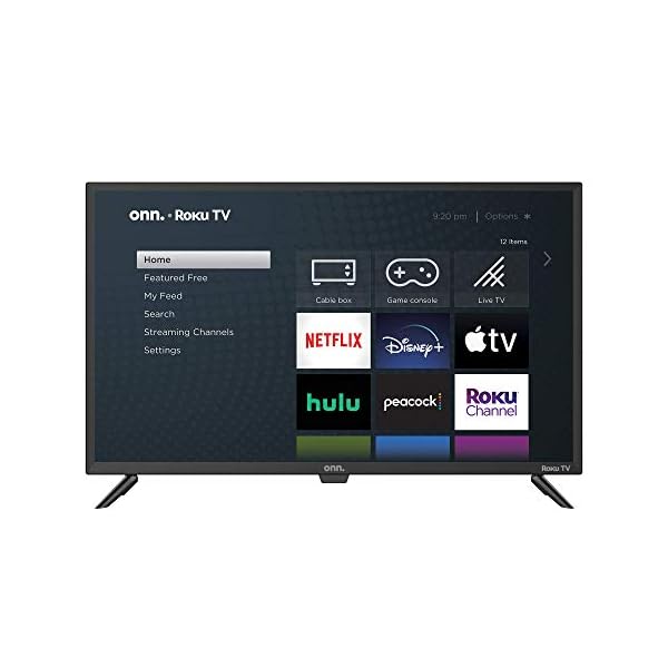 Onn 24-Inch Class HD (720P) LED Smart TV Compatible with Netflix, Disney+, YouTube, Apple TV and Google Assistant (100012590) (Renewed)