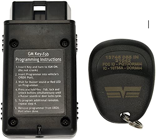 Dorman 13745 Keyless Entry Remote soluciona la pérdida del control original programándolo tú mismo. 4