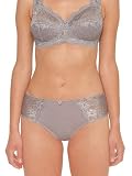 Susa Body bez fiszbin Latina I Body Shapewear damskie mocno formujące I Damski gorset I Miękkie body z efektem modelującym I kształtuje talię, brzuch i pośladki, szary (Frosty Lavender 268), 46