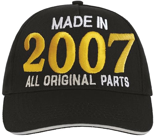 Made in 2007 All Original Parts Sombrero de fiesta de cumpleaños