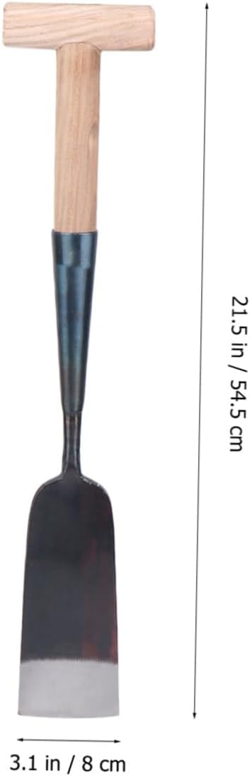 ERINGOGO Manganese Steel Horseshoe Shovel Professional Shoeing Tool Long Handle for Hoof Care and Maintenance