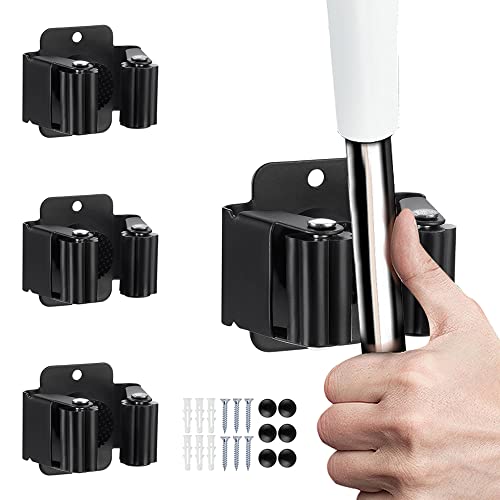 Catálogo para Comprar On-line Soporte para Escobas los más solicitados. 50 JAMEND CLXP - Soporte para escoba y fregona, organizador de herramientas de jardín resistente para rastrillo, mango de pala y rastrillo, colgador de fregona de acero inoxidable....