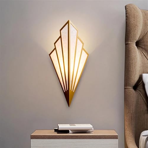 Aplique de pared nórdico de hierro forjado blanco con tecnología LED de alta durabilidad 5
