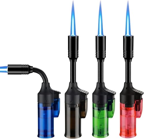Encendedor Antorcha Butano 4 Pack Mini Recargable miniatura 1