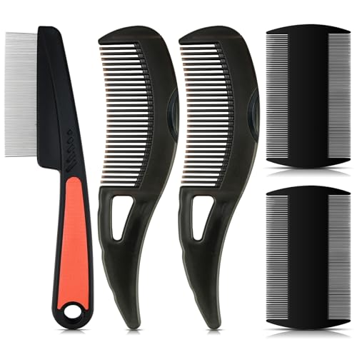 FLEXNOVA Läusekamm Schuppenkamm Nissenkamm 5 Stück