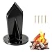 Manual Log Splitter, Heavy Duty Firewood Kindling Splitter Base Mounted, Lightweight & Portable Wood Splitting for Gardening and DIY