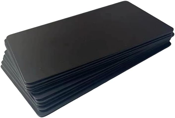 JYJ 100pcs M1 Classic 1k Card，13.56mhz ISO14443A Intelligent Non-Contact Security Access Card (Black)