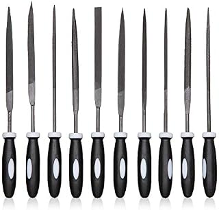Needle File Set (Set of 10 Metal Files) Industrial Strength Steel - 10