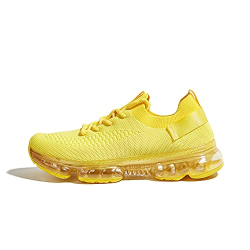 Image of LUCKY STEP Women Air Cushion Fashion Sneakers Breathable Casual Comfortable Lightweight Walking Shoes