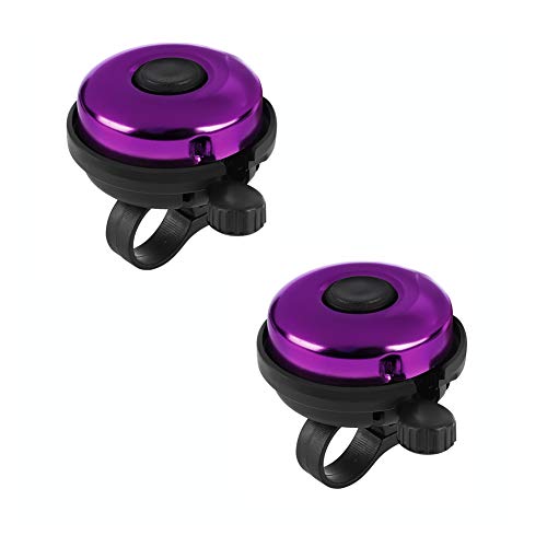 Classic Bike Bell, Aluminum Bicycle Bell, Loud Black-Right Hand Use-1 pack - Picture 181 of 253