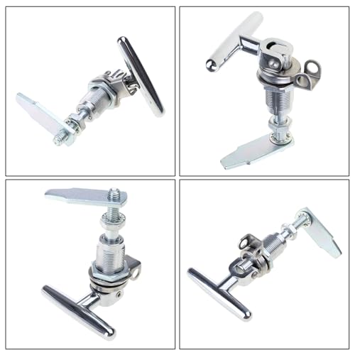 Loquets de compression pliables anti-vibration en alliage pour porte de coffre - 5