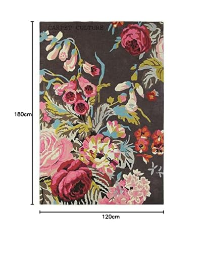 Image of Carpet Mahal Handmade Handwoven Tufted Made of 100% Soft Blended Wool Export Quality Carpets with 1 Inch Thickness (4x6 Feet) Color Multi