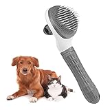 Cepillo profesional para pelo de mascotas: el cepillo de pelo de gato elimina suavemente el pelo suelto, elimina enredos, caspa y suciedad atrapada de tu mascota o alfombrilla, hace que el pelo de tu perro o gato esté limpio y saludable, no solo mantiene a tu mascota limpia, sino que también te proporciona un ambiente limpio en el hogar.