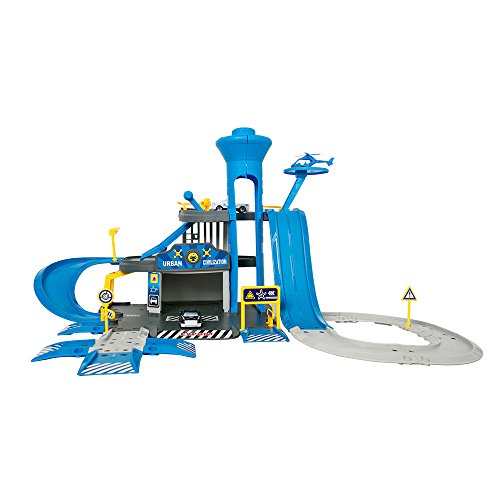 Color Tree Diy Slot Track Police Station Playset Educational Toy Service Station Parking Garage #TOP4