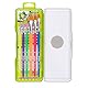 JOLLY 9460-0005 - Dreikantpinselset, 6-teilig, neon, Set mit 6 Neonlichtern