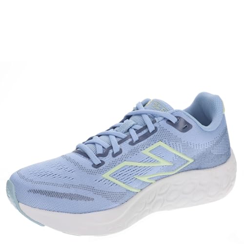 Image of New Balance Fresh Foam 680 v8 Women's Running, 6 B(M) US, Sky Blue-Navy-Melon