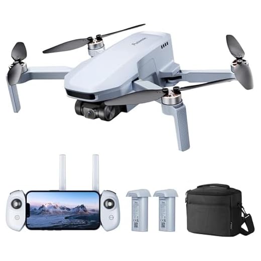 Potensic ATOM SE GPS Drohne mit 4K EIS Kamera, 2 Akkus 62 Min. Flugzeit, unter 249g, C0, 4KM FPV Übertragung, Bürstenloser Motor, Max.16m/s, Follow-Me/autom. Rückkehr, für Anfänger Erwachsene