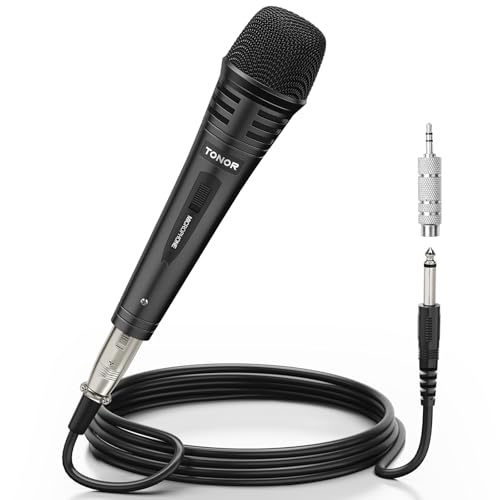 TONOR Dynamisches Mikrofon mit 16ft/5m XLR Kabel