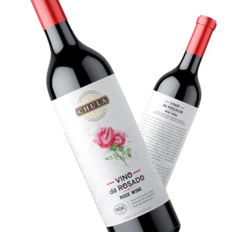 Image of DAIVIK ORGANIC CHULA NON ALCOHOLIC WINE - ROSE WINE- 750 ML