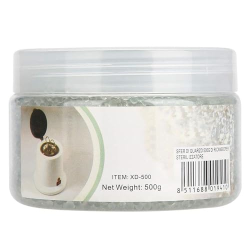 Nail Sterilizer Glass Bead,500g Disinfection Glass Balls for High Temperature Nail Steriliser Box Sand Beads for Scissors and Tweezers and Manicure Metal Tool Sterilizer Pot Nail Art Equipment