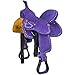 King Series Stratford Barrel Saddle 14In Purple