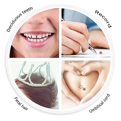 Miniatura 6 de Lvjkes Caja Dientes De Leche Niño, Caja Dientes De Leche Niña, Caja De Dientes De Madera Para Niños, Caja De Dientes De Bebé Guarda Recuerdos Organizador Para Bebé Niños Rosa Chica