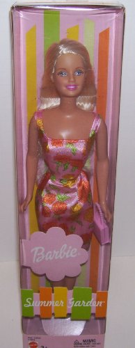 Muñeca Barbie edición especial vestido floral miniatura 1