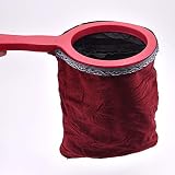 【手品グッズ】ジッパー付きダブルタイプチェンジングバック 袋から花が出てくる 不思議 空バッグから物を現れ 空手で花が出現 近景舞台マジック道具 (赤袋のみ)