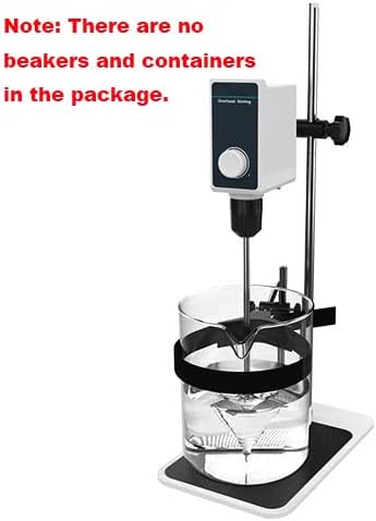 Overhead Mixer Stirrers Equipment Mixing Instrument with Max Mmount of Stirring 10L 100-1000rpm Max Torque 20N.cm Max Viscosity 10000mPas Brushless Motor Strong Motivation